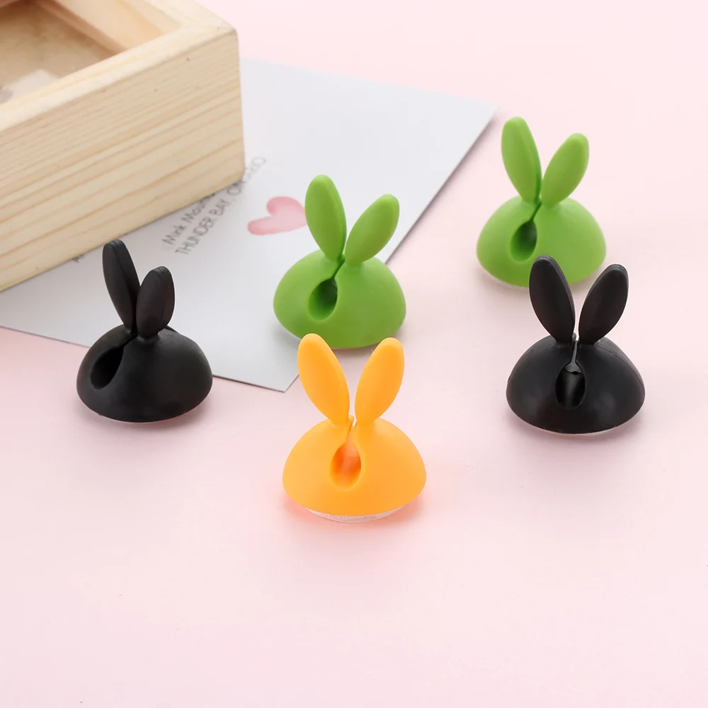 Random Color!! 4PC Silicone Rabbit Cable Drop Clip Desk Tidy Organiser Wire Lead USB Charger Holder Phone Accessories
Random Color!! 4PC Silicone Rabbit Cable Drop Clip Desk Tidy Organiser Wire Lead USB Charger Holder Phone Accessories