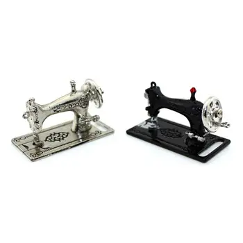 1/12 Miniature Table Sewing Machine Head Doll House Simulation Furniture Toys Vintage Retro Dollhouse Decor Gift Accessories
1/12 Miniature Table Sewing Machine Head Doll House Simulation Furniture Toys Vintage Retro Dollhouse Decor Gift Accessories