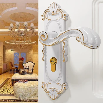 European Vintage Indoor Door Lock Ivory And Yellow Bronze Zinc Alloy Double Latch Carving Escutcheon Handle Wooden Door Bedroom
European Vintage Indoor Door Lock Ivory And Yellow Bronze Zinc Alloy Double Latch Carving Escutcheon Handle Wooden Door Bedroom