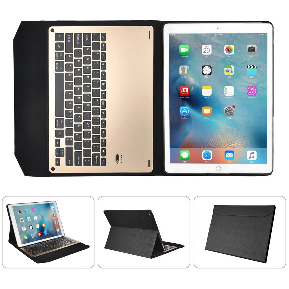 Wireless Tablet Keyboard For iPad Pro 12.9inch Ultra Aluminum Bluetooth Keyboard with PU Leather Case Cover Keyboards l1108#2
Wireless Tablet Keyboard For iPad Pro 12.9inch Ultra Aluminum Bluetooth Keyboard with PU Leather Case Cover Keyboards l1108#2