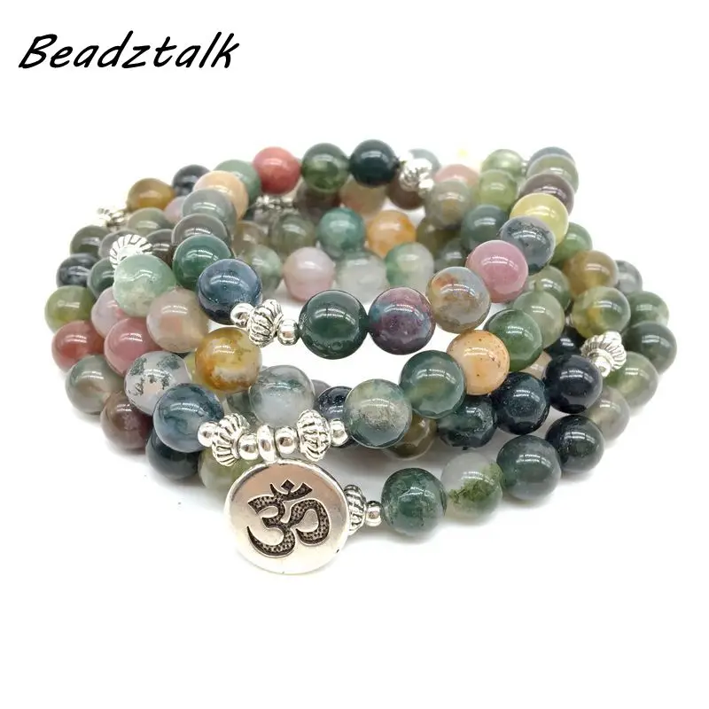 Hot Women`s Bracelet Mala Necklace with Lotus OM Buddha Charm Yoga Bracelet Indian Agates Fancy Jaspers Dropshipping
Hot Women`s Bracelet Mala Necklace with Lotus OM Buddha Charm Yoga Bracelet Indian Agates Fancy Jaspers Dropshipping