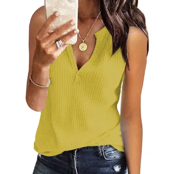 Plus Size 5XL Sexy V-Neck Button T-Shirt Women 2019 Summer Tops Sleeveless T-Shirt Female Casual Solid Vintage Cotton T-shirt
Plus Size 5XL Sexy V-Neck Button T-Shirt Women 2019 Summer Tops Sleeveless T-Shirt Female Casual Solid Vintage Cotton T-shirt