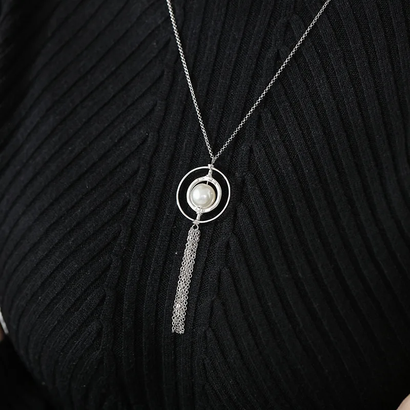 DreamySky Real Pure 925 Sterling Silver Long Sweater Chain Necklaces For Women Jewelry Christmas Gift Drop Shipping
DreamySky Real Pure 925 Sterling Silver Long Sweater Chain Necklaces For Women Jewelry Christmas Gift Drop Shipping