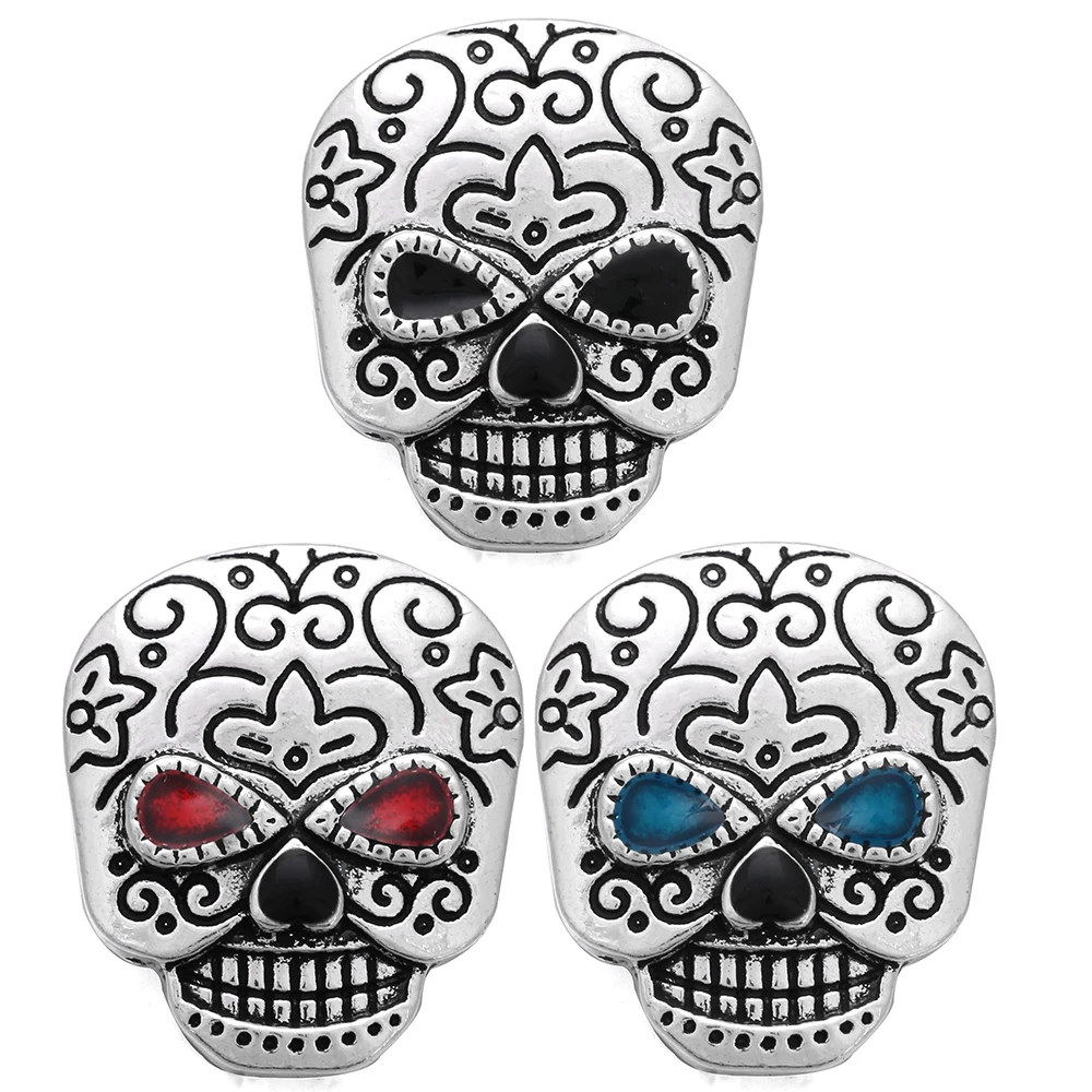 10pcs/lot 2019 New Snap Jewelry Flower Skull Vintage Metal 18mm Snap Buttons for 18MM Snap Bracelet for Women
10pcs/lot 2019 New Snap Jewelry Flower Skull Vintage Metal 18mm Snap Buttons for 18MM Snap Bracelet for Women