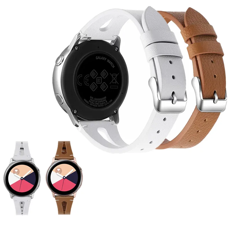 Geniue Leather Strap for Samsung Gear S2 S3 Galaxy Watch Active 42mm 46mm 20mm 22mm Watchband for Huawei Watch2 gt Huami Amazfit
Geniue Leather Strap for Samsung Gear S2 S3 Galaxy Watch Active 42mm 46mm 20mm 22mm Watchband for Huawei Watch2 gt Huami Amazfit