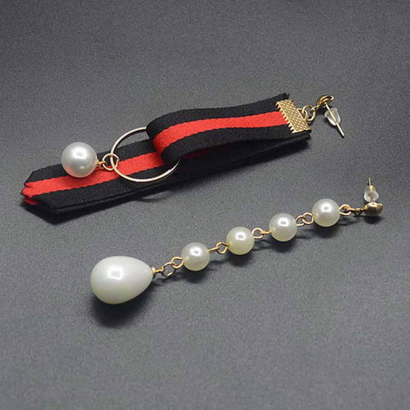 New Woman Drop Earrings Classic Plaid Stripe Ribbon Cute Dangle Asymmetric Long Pearl Earrings Fashion Jewelry
New Woman Drop Earrings Classic Plaid Stripe Ribbon Cute Dangle Asymmetric Long Pearl Earrings Fashion Jewelry