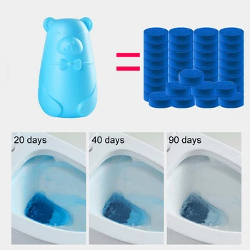 2 Pcs Toilet Cleaner Deodorant Liquid Bubble Sterilization Cute Bear Design Scent -Drop
2 Pcs Toilet Cleaner Deodorant Liquid Bubble Sterilization Cute Bear Design Scent -Drop