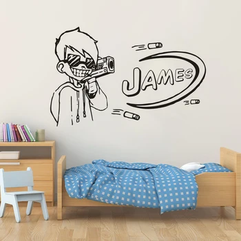 Nerf Gun Games Wall Sticker Customize Names Removable Wall Mural Gun Boys Vinyl Wall Decal Kids Palyroom Cool Decoration AZ683
Nerf Gun Games Wall Sticker Customize Names Removable Wall Mural Gun Boys Vinyl Wall Decal Kids Palyroom Cool Decoration AZ683