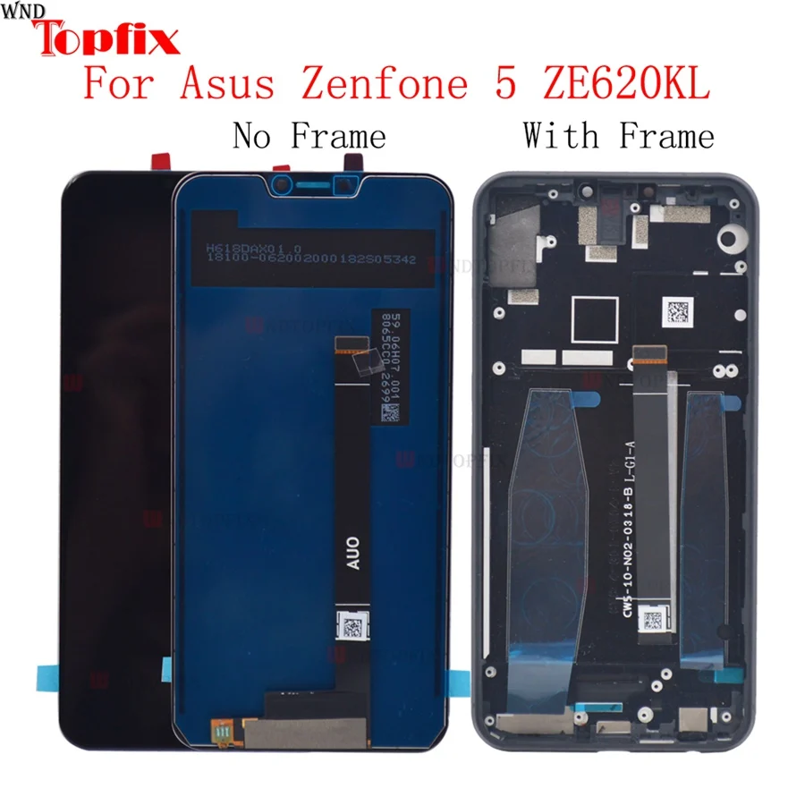 6.2" For Asus Zenfone 5 ZE620KL LCD Display Touch Screen Digitizer Assembly Replacement Parts For ASUS ZS620KL LCD
6.2" For Asus Zenfone 5 ZE620KL LCD Display Touch Screen Digitizer Assembly Replacement Parts For ASUS ZS620KL LCD