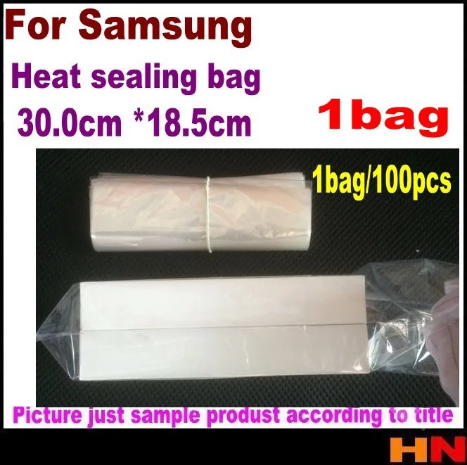 100pcs =1bag for samsung box 30cm*18.5cm Soft Transparent Blow Molding PVC Heat Shrinkable Bags Film Wrap Cosmetic Packaging | Мобильные