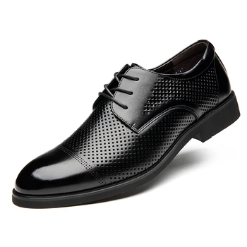 Men Lace Up Footwear Business Leather Casual Shoes Adult Moccasins Pointed Toe Oxfords Shoes Spring Breathable Shoes AA12289
Men Lace Up Footwear Business Leather Casual Shoes Adult Moccasins Pointed Toe Oxfords Shoes Spring Breathable Shoes AA12289