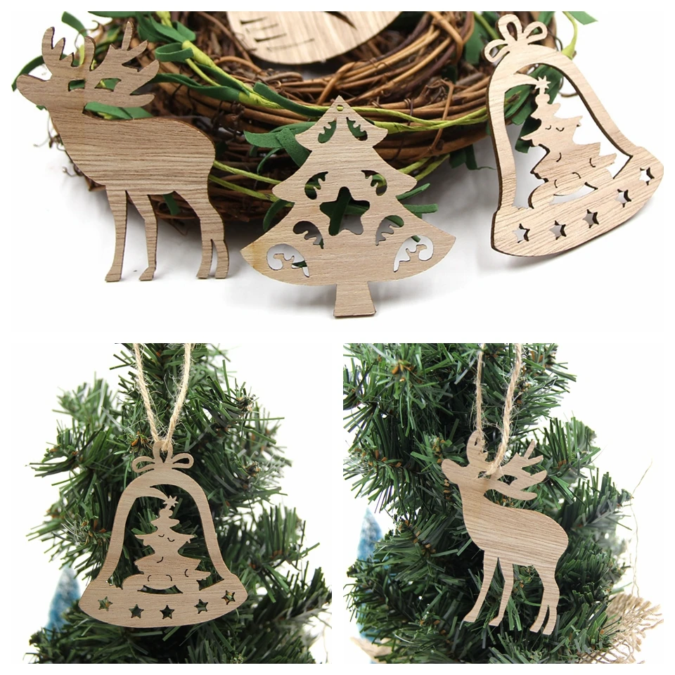 10PCS DIY Multi Tpye Natural Christmas Wooden Pendants Ornaments For Christmas Party Xmas Tree Ornaments Kids Gifts Decoration
10PCS DIY Multi Tpye Natural Christmas Wooden Pendants Ornaments For Christmas Party Xmas Tree Ornaments Kids Gifts Decoration