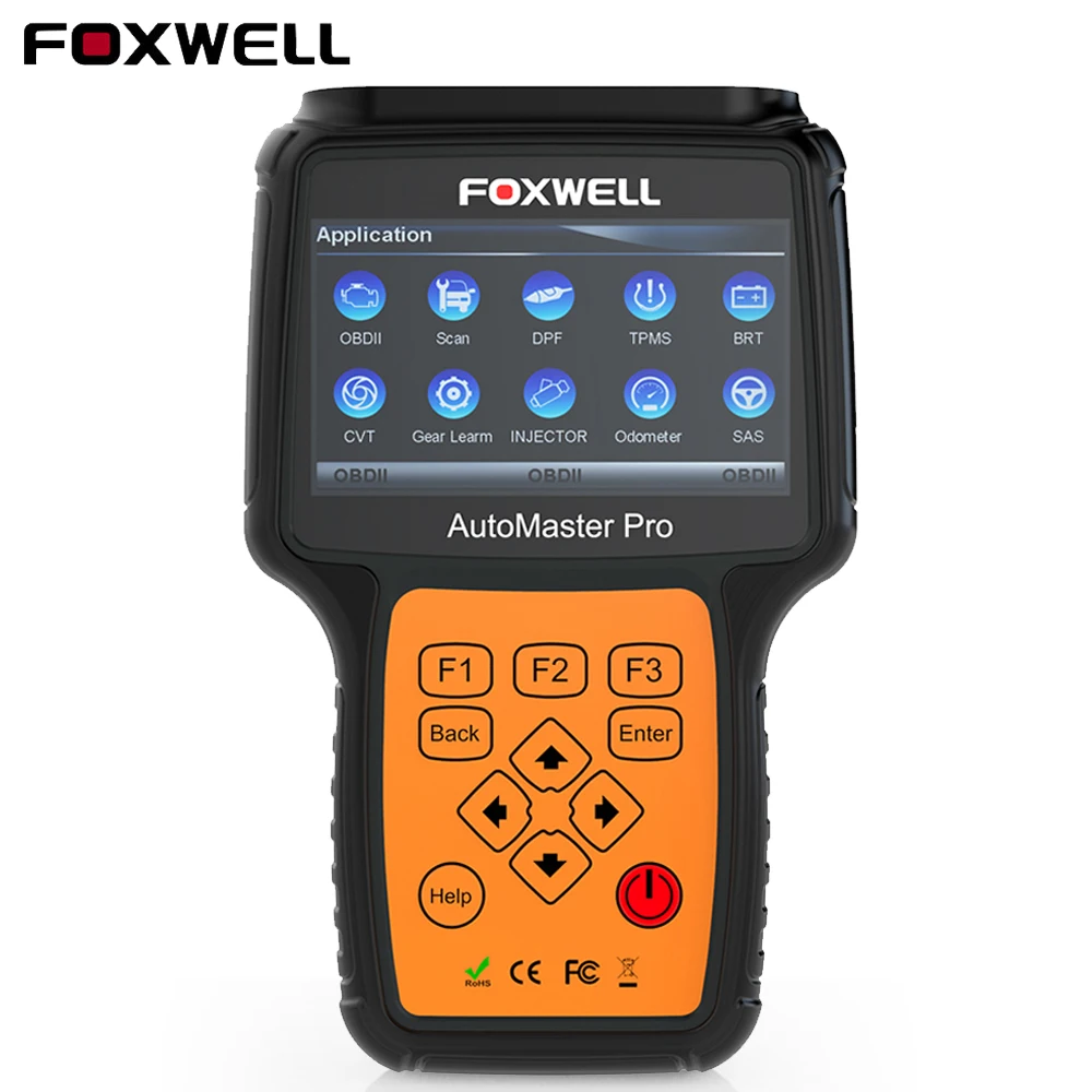 FOXWELL NT644 Pro Professional Car Diagnostic Tool OBD2 Scanner Oil Reset ABS SRS EPB DPF TPMS Automotive Scanner Full System
FOXWELL NT644 Pro Professional Car Diagnostic Tool OBD2 Scanner Oil Reset ABS SRS EPB DPF TPMS Automotive Scanner Full System