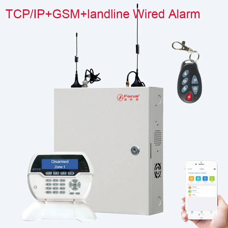 Focus FC-7688 wired security alarm system 8+88 wired zones 32 wireless zones GSM+landline+internet IP wired security system
Focus FC-7688 wired security alarm system 8+88 wired zones 32 wireless zones GSM+landline+internet IP wired security system