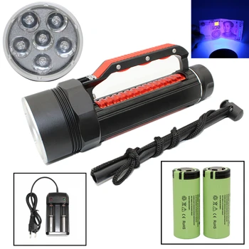 Powerful 395nm UV light diving flashlight 6 x Ultraviolet UV LED Waterproof underwater scuba torch search scorpion/amber
Powerful 395nm UV light diving flashlight 6 x Ultraviolet UV LED Waterproof underwater scuba torch search scorpion/amber