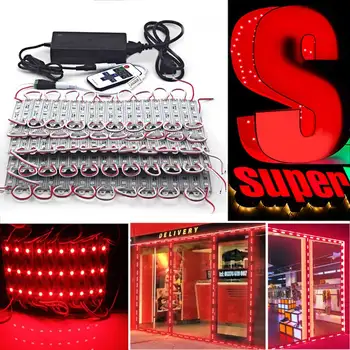 SMD 5050 LED Module 3 LED DC12V Waterproof Advertisement Sign Letters Store Window Strip Tape Lamp Modules String Light Kit
SMD 5050 LED Module 3 LED DC12V Waterproof Advertisement Sign Letters Store Window Strip Tape Lamp Modules String Light Kit