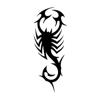 5.5CM*13.8CM Tribal Tattoo Scorpion Car Styling Motorcycle Stickers Decals Black/Silver S3-5245
5.5CM*13.8CM Tribal Tattoo Scorpion Car Styling Motorcycle Stickers Decals Black/Silver S3-5245