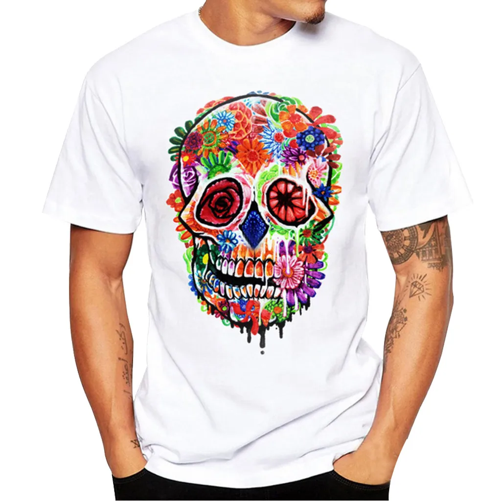 Brand Skull T shirt Skeleton T-shirts flower Tshirt funny 3d t-shirt men hip hop mens clothing china Skull head 2019 Tops
Brand Skull T shirt Skeleton T-shirts flower Tshirt funny 3d t-shirt men hip hop mens clothing china Skull head 2019 Tops