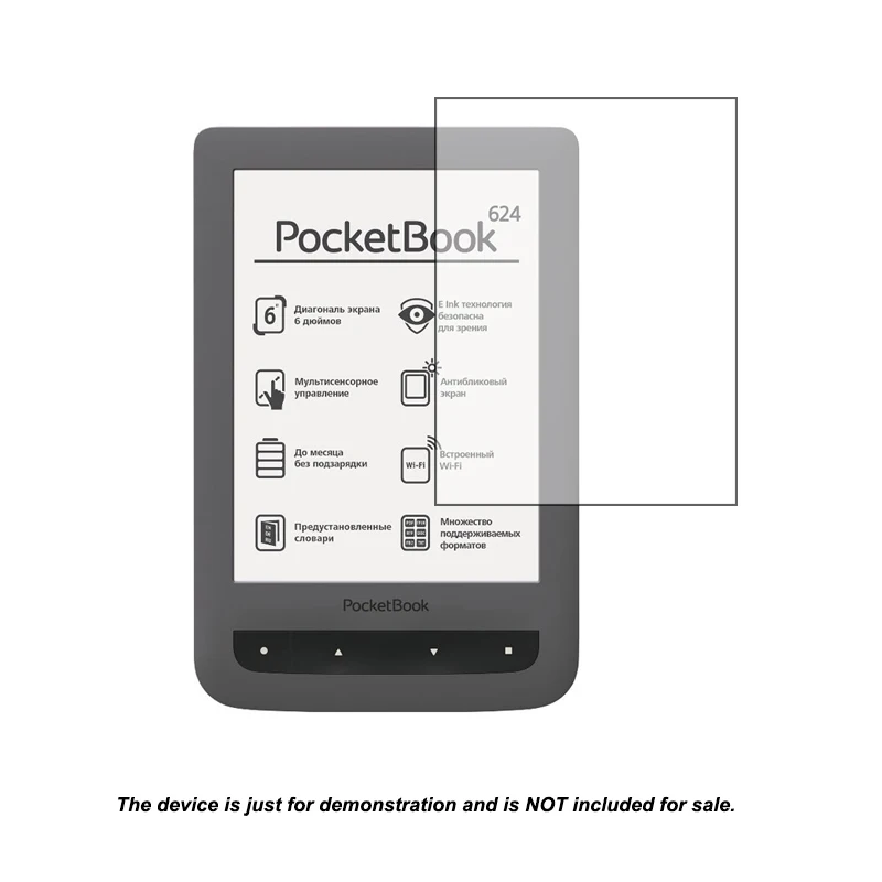 2x Clear LCD Screen Protector Guard Cover Shield Anti-Scratch Film Skin for Pocketbook Touch 624 626 6'' Accessories
2x Clear LCD Screen Protector Guard Cover Shield Anti-Scratch Film Skin for Pocketbook Touch 624 626 6'' Accessories