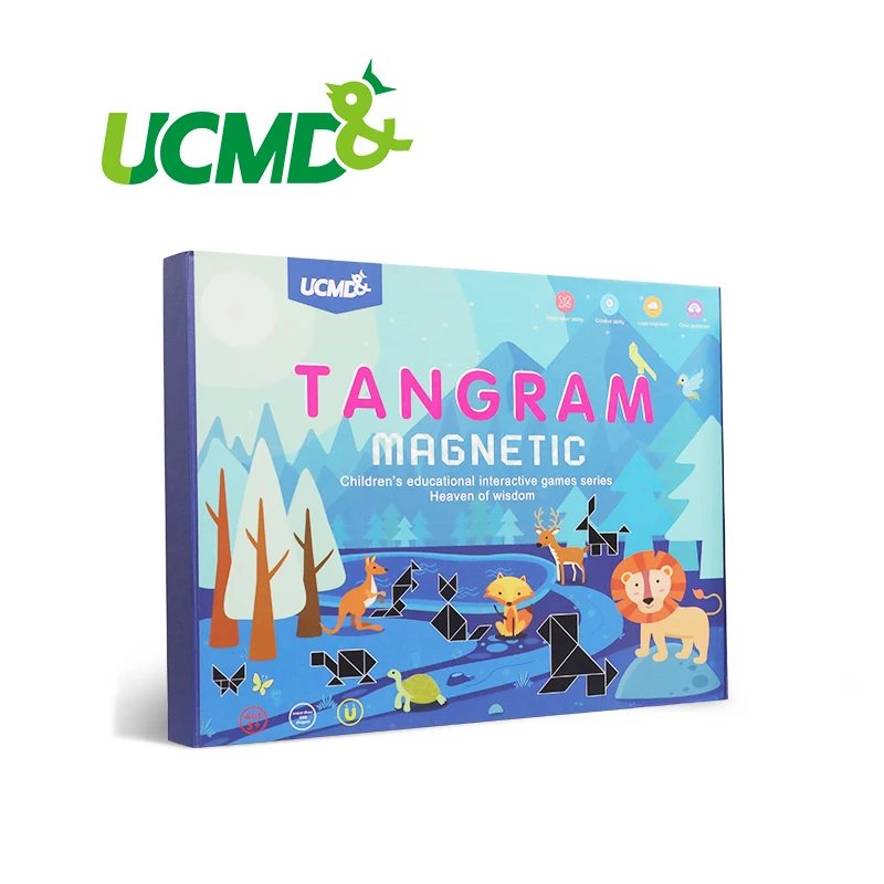 Magnetic 3D Jigsaw Tangram Puzzle Toy Montessori Puzzles Drawing Board Educational Toys For Kids Children School supplies Gifts
Magnetic 3D Jigsaw Tangram Puzzle Toy Montessori Puzzles Drawing Board Educational Toys For Kids Children School supplies Gifts