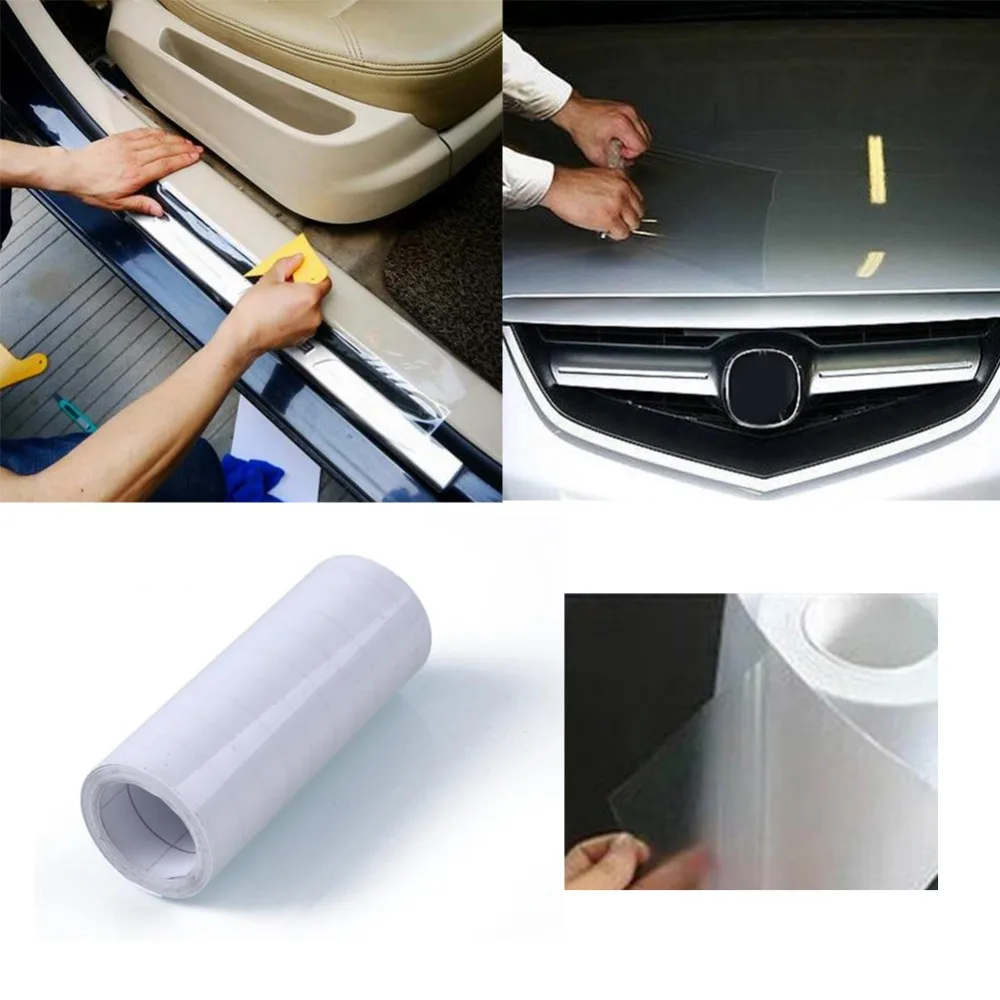 3 Meters Car Bumper Hood Paint Protect Sticker Decal Protective Film Vinyl Clear Transparent Car Styling Car Accessories Auto
3 Meters Car Bumper Hood Paint Protect Sticker Decal Protective Film Vinyl Clear Transparent Car Styling Car Accessories Auto