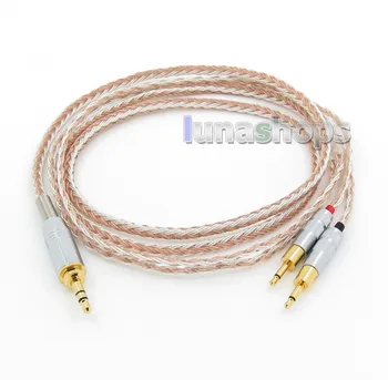 LN005791 6.5mm 3.5mm 16 Cores OCC Silver Plated Mixed Headphone Cable For Sennheiser HD700
LN005791 6.5mm 3.5mm 16 Cores OCC Silver Plated Mixed Headphone Cable For Sennheiser HD700