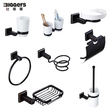 Free shipping New modern black bronze bathroom accessories square base brass tumbler holder towel ring paper holder
Free shipping New modern black bronze bathroom accessories square base brass tumbler holder towel ring paper holder