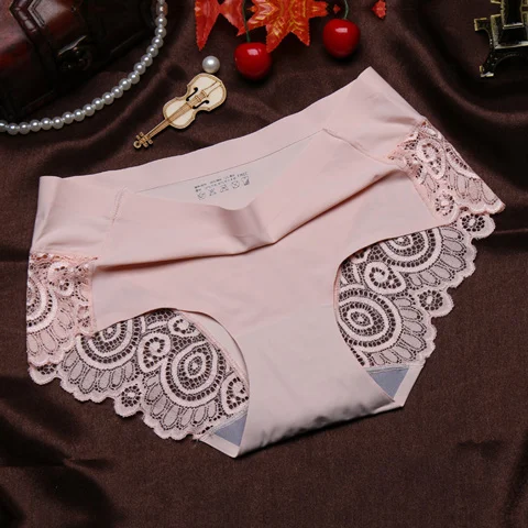 Women's Briefs Sexy Lace Panties Strong Elastic Mid-waist Ice Silk Cool Seamless Briefs Female Big Size Intimates S M L XL XXL
Women's Briefs Sexy Lace Panties Strong Elastic Mid-waist Ice Silk Cool Seamless Briefs Female Big Size Intimates S M L XL XXL