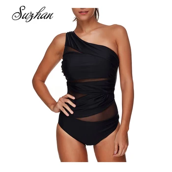 Suzhan Sexy One Piece Ladies Swimsuit Shoulder Swimsuit Puls Size One Piece Push Up Skinny Swimsuit Summer Beachwear 
Suzhan Sexy One Piece Ladies Swimsuit Shoulder Swimsuit Puls Size One Piece Push Up Skinny Swimsuit Summer Beachwear