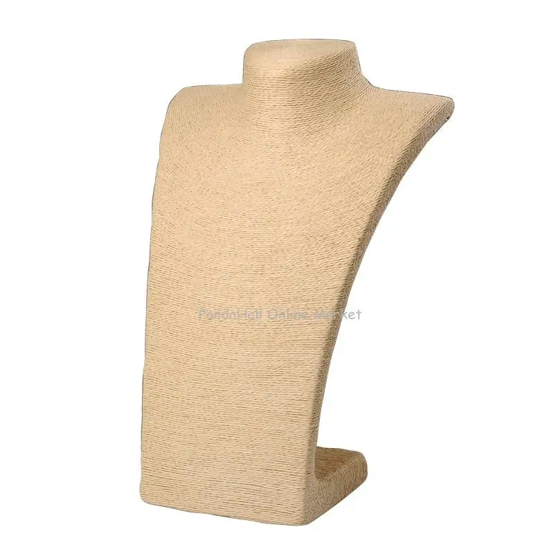 2pcs Stereoscopic Necklace Bust Displays Stand Holders Jewelry Displays PU Mannequin Covered by Rattan Stand Holder 35x23x14cm
2pcs Stereoscopic Necklace Bust Displays Stand Holders Jewelry Displays PU Mannequin Covered by Rattan Stand Holder 35x23x14cm