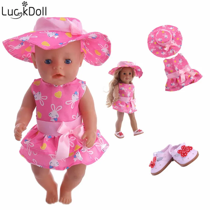 Pink Doll Clothes Fit 18 Inch American 43cm Baby Doll Clothes Accessories, The Best Christmas Gift For Children
Pink Doll Clothes Fit 18 Inch American 43cm Baby Doll Clothes Accessories, The Best Christmas Gift For Children