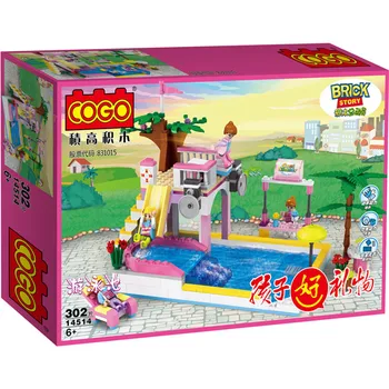 Girl Series COGO Building Block Action Figure Swimming Pool Ice Cream Shop Assembly Mini Bricks Diy Educational Girl Toys 14513
Girl Series COGO Building Block Action Figure Swimming Pool Ice Cream Shop Assembly Mini Bricks Diy Educational Girl Toys 14513
