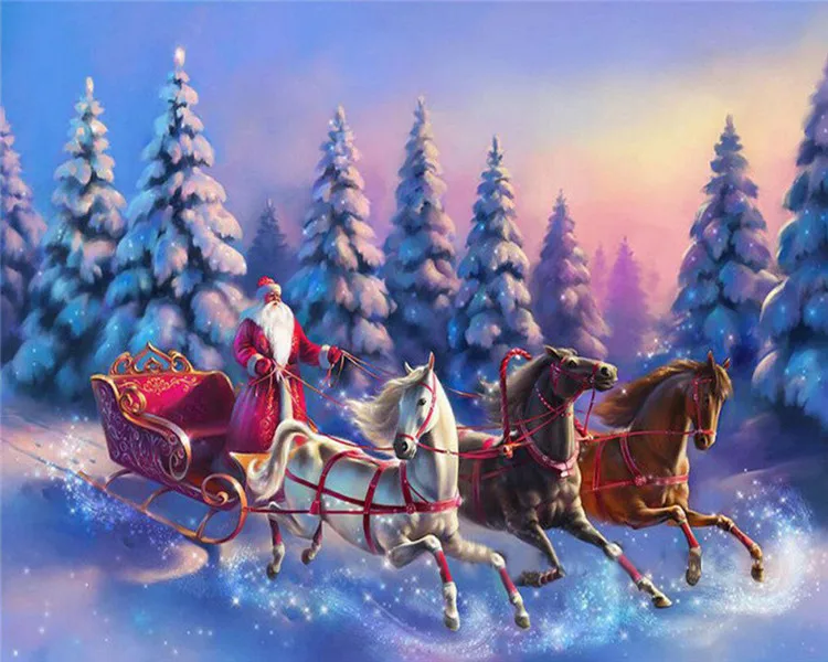 Santa Claus carriage fashion 5D Diamond embroidery scenic cross stitch Rubik's cube diamond painting diy Christmas gift
Santa Claus carriage fashion 5D Diamond embroidery scenic cross stitch Rubik's cube diamond painting diy Christmas gift