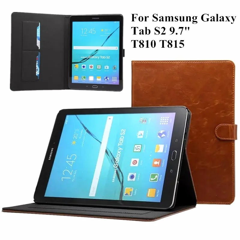 PU Leather Case for Samsung Galaxy Tab S2 9.7 Inch T810 T815 SM-T810 Business Flip Stand Tablet Cover with Magnetic Card Slots
PU Leather Case for Samsung Galaxy Tab S2 9.7 Inch T810 T815 SM-T810 Business Flip Stand Tablet Cover with Magnetic Card Slots