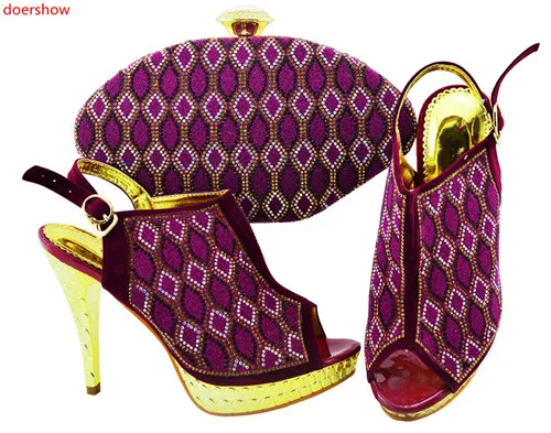 doershow hot selling Italian Matching Shoes And Bag Set African Style Ladies purple Shoes And Bag To Match For Wedding HWD1-10
doershow hot selling Italian Matching Shoes And Bag Set African Style Ladies purple Shoes And Bag To Match For Wedding HWD1-10
