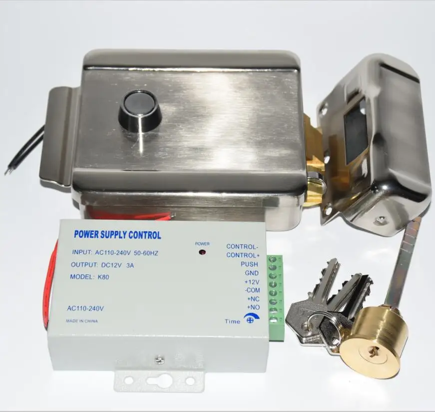 Metal Electric Gate Door Lock Secure Electric metallic Lock Electronic Door Lock for Video Intercom with power adapter
Metal Electric Gate Door Lock Secure Electric metallic Lock Electronic Door Lock for Video Intercom with power adapter