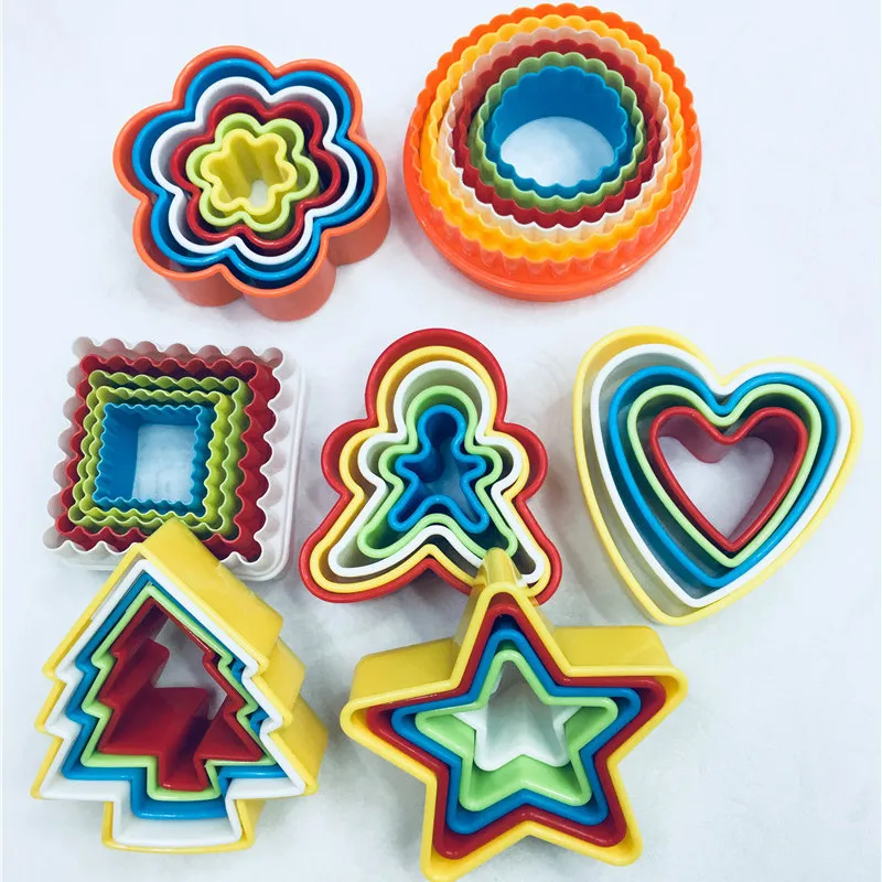 5Pcs/set Heart Cookies Cutter Molds Plastic Cake Mould Biscuit Plunger Forms For Cookies Cake Decorating DIY Baking Tools
5Pcs/set Heart Cookies Cutter Molds Plastic Cake Mould Biscuit Plunger Forms For Cookies Cake Decorating DIY Baking Tools