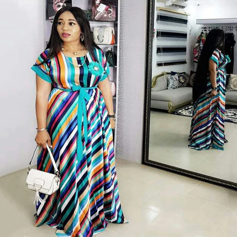 2019 new african women clothing fashion robe africaine femme long loose stripe maxi dress african clothes dresses for women
2019 new african women clothing fashion robe africaine femme long loose stripe maxi dress african clothes dresses for women