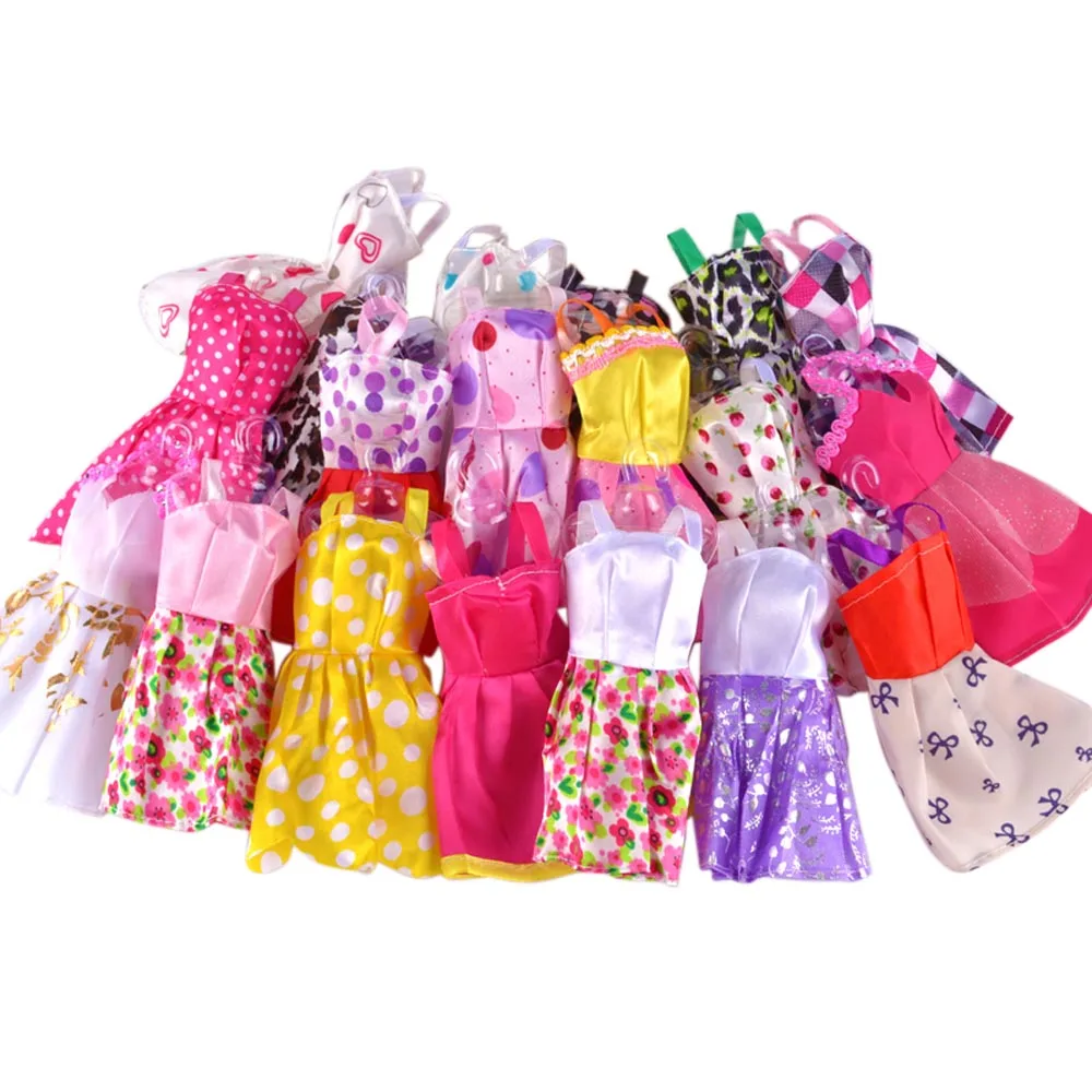 Besegad 5pcs Mini Doll Princess Dress Print Hook and Loop Fastener Short Dresses Skirts Clothes Accessories for Barbie Toys
Besegad 5pcs Mini Doll Princess Dress Print Hook and Loop Fastener Short Dresses Skirts Clothes Accessories for Barbie Toys