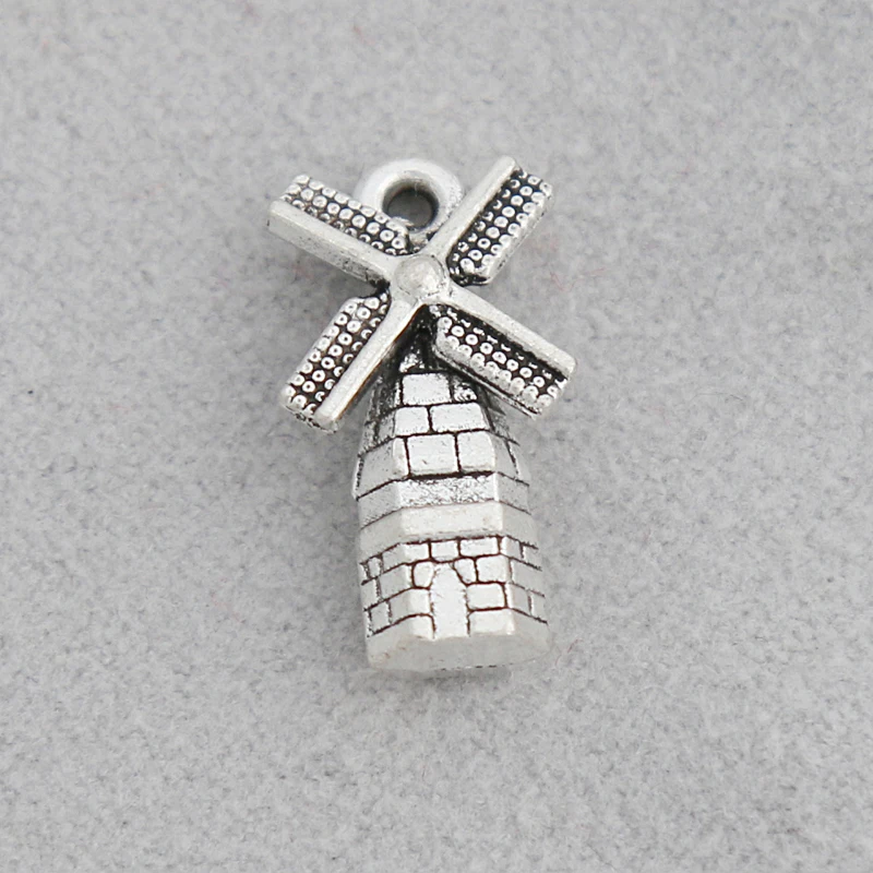 20pcs Antique Silver Color 3D Alloy Windmill Shape Pendant Charms 10*17mm AAC1855
20pcs Antique Silver Color 3D Alloy Windmill Shape Pendant Charms 10*17mm AAC1855