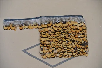 Free shipping Reeves pheasant feather fringe of natural colour 10 yards trim pheasant feather fringe 
Free shipping Reeves pheasant feather fringe of natural colour 10 yards trim pheasant feather fringe