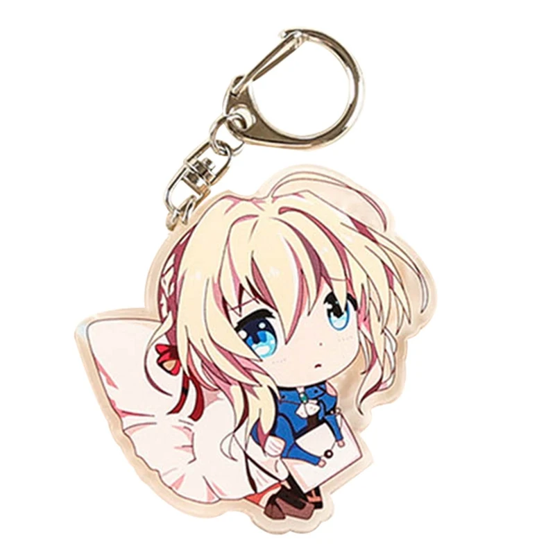 4 Types Anime Violet Evergarden KeyChain Charm Buckle Key Rings Pendant Key Chain Cute Girl Gift KeyRings Gifts
4 Types Anime Violet Evergarden KeyChain Charm Buckle Key Rings Pendant Key Chain Cute Girl Gift KeyRings Gifts