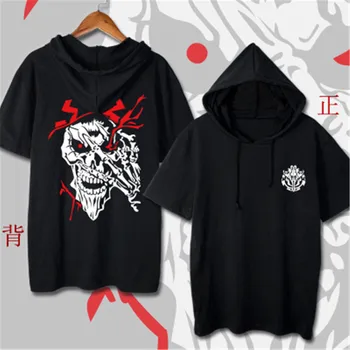 Cosplay anime overlord Ainz Ooal Gown short sleeve hooded black print t-shirt luminous trousers full set adult men tops costumes
Cosplay anime overlord Ainz Ooal Gown short sleeve hooded black print t-shirt luminous trousers full set adult men tops costumes