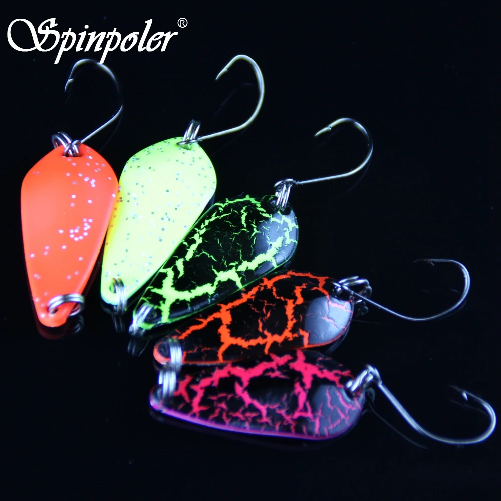 

Spinpoler 3g 3.5g Metal Spoon Lure 3cm Crankbait Bass Fishing Hard Bait Lures Spinner Metal Spoon Lure Hook Tackle 4pcs/Lot