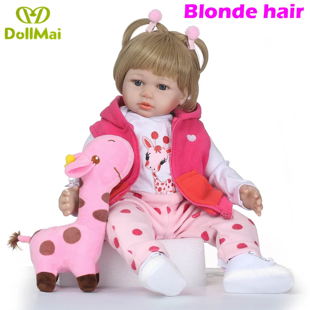 58cm Silicone Vinyl Reborn Baby Doll 23inch Princess Toddler Alive Bebe Accompany Doll Birthday Gift Present For Kid Girl Boneca
58cm Silicone Vinyl Reborn Baby Doll 23inch Princess Toddler Alive Bebe Accompany Doll Birthday Gift Present For Kid Girl Boneca