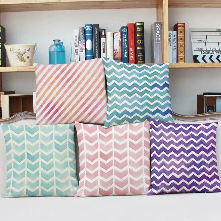 Rectangular wave stripes Design Pillow Cover Decorative Pillow case Gradient block abstract design Bed Cover Pillow Home Hotel
Rectangular wave stripes Design Pillow Cover Decorative Pillow case Gradient block abstract design Bed Cover Pillow Home Hotel