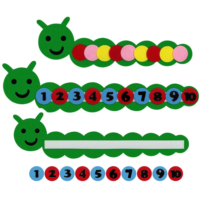Funny Number Caterpillar Kids Arts And Crafts Toy For Children Kindergarten Teaching Aid Manual Diy Weave Cloth Educational Toys
Funny Number Caterpillar Kids Arts And Crafts Toy For Children Kindergarten Teaching Aid Manual Diy Weave Cloth Educational Toys