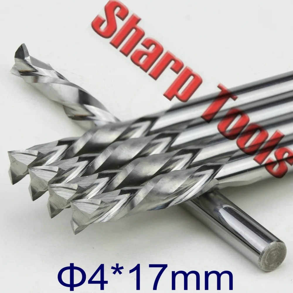 Up & Down Cut 4x17mm- Double Flute End Milling Cutter CNC Spiral Router Bit Set Tungsten Carbide CNC Milling Cutter Tools Import
Up & Down Cut 4x17mm- Double Flute End Milling Cutter CNC Spiral Router Bit Set Tungsten Carbide CNC Milling Cutter Tools Import