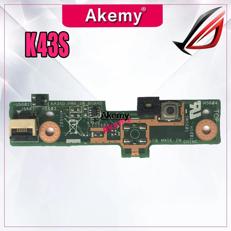 Power Board For ASUS K43 X43 A43 K43S X43S A43S A43E A83S A84S K43SD K43SV K43SJ K43E Switch Button Jack Board
Power Board For ASUS K43 X43 A43 K43S X43S A43S A43E A83S A84S K43SD K43SV K43SJ K43E Switch Button Jack Board