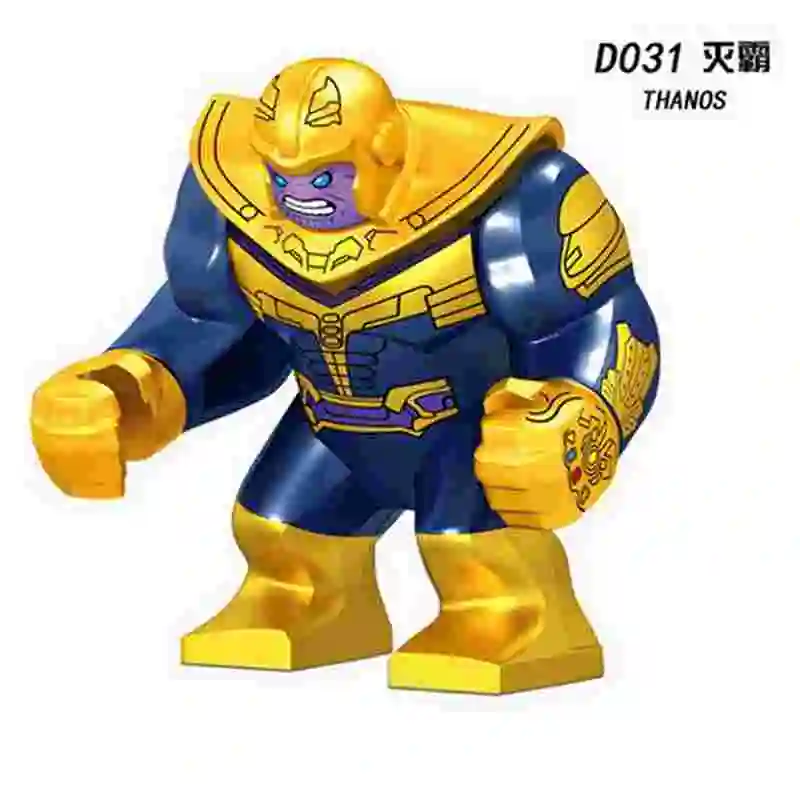 D031 Legoing Building Blocks Super Heroes Avengers Infinity War Thanos Spiderman Captain American Bricks Model For Kid Gift Toys
D031 Legoing Building Blocks Super Heroes Avengers Infinity War Thanos Spiderman Captain American Bricks Model For Kid Gift Toys
